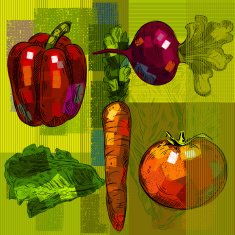 vegetables background N11