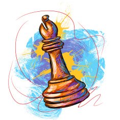 White Chess Bishop