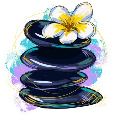 Colorful Spa Background N4