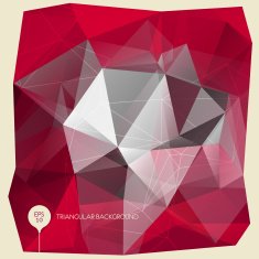 Abstract polygonal background N176
