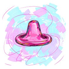 pink condom N4