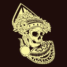 Baris Skull Balinese Dances N2