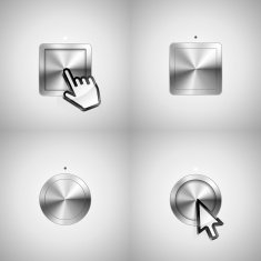 Metallic buttons N3