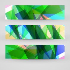 Vector banner set for your design N246