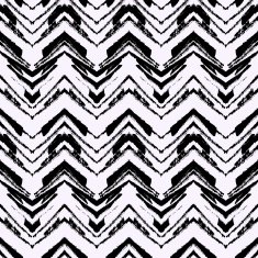 Hand drawn pattern with brushed zigzag line N3