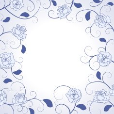 Decorative Roses Frame N2