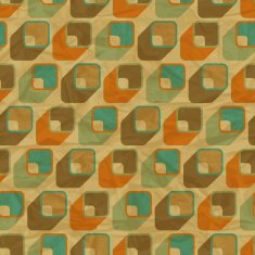 EPS10 retro seamless pattern on vintage old paper N6