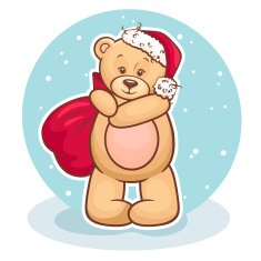 teddy santa claus N2