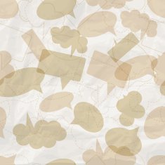 pattern with speech bubbles