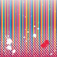 Striped Grunge background A vintage poster