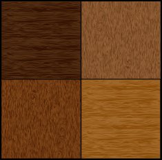Set wood patterns Vector