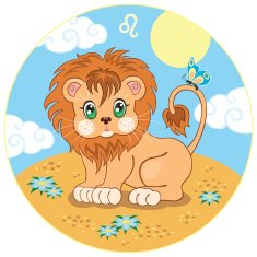 Children's Leo zodiac sign