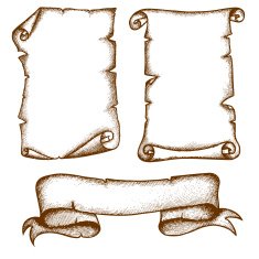 Hand-Drawn Scrolls