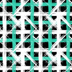 Seamless plaid pattern with bold brushstrokes and stripes N3