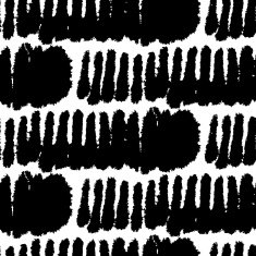 Bold pattern with wide brushstrokes in black