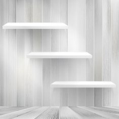 Layers Blank light wooden shelf EPS10 N2