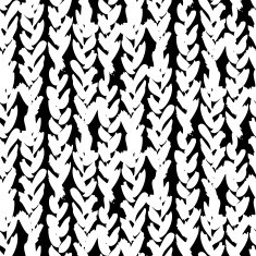 Hand drawn pattern with hand painted braids N2