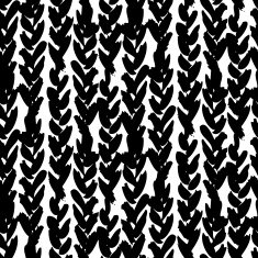 Hand drawn pattern with hand painted braids N4