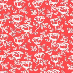 Floral pattern with hand drawn roses
