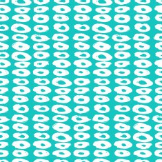 Hipster style pattern with doughnut like shapes
