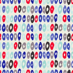 Hipster style pattern with doughnut like shapes N3