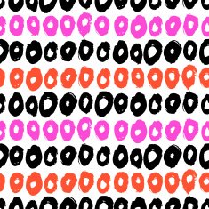 Hipster style pattern with doughnut like shapes N5