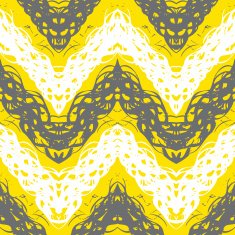Hand drawn pattern with brushed zigzag line N6