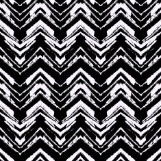 Hand drawn pattern with brushed zigzag line N7