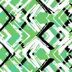 Hand drawn pattern with brushed zigzag line N16