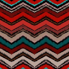 Hand drawn zigzag pattern in dark colors