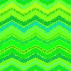 Hand drawn zigzag pattern in grass green