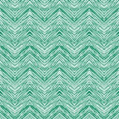 Emerald green hand drawn vector zigzag pattern