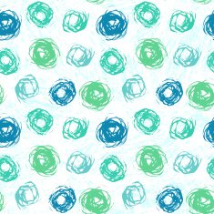 Pattern with brushed circles in spring colors