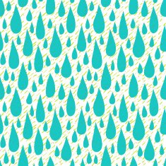 Pattern with rain drops in tropical colors N2