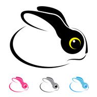 Vector image of an rabbit N4
