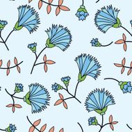 cornflower seamless N2