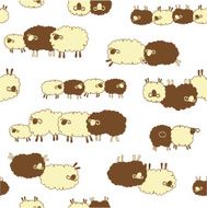 pattern of pretty sheep N14