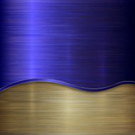 Vector metallic background with curve N2