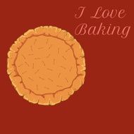 vector pastry dough for pizza or pie N5