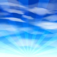 Vector EPS10 Blue Sky background