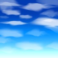 Vector EPS10 Blue Sky background N2