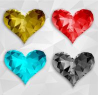 Vector heart Valentines day EPS 10 N2