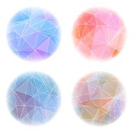 Set of four colorful banner N2