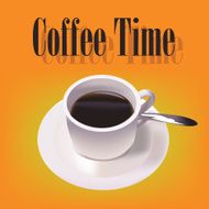 vector coffee time poster N2