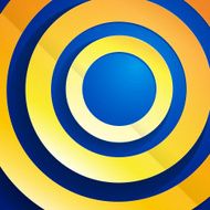 Colorful paper circles abstract background