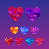 Colorful Heart Shapes N2