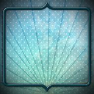 Vintage Sunbeams Background with Frame