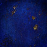 blue cracked wall
