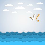 Good weather paper background -