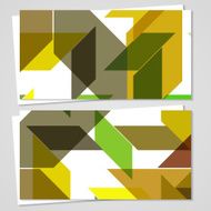 Vector business-card set for your design N532